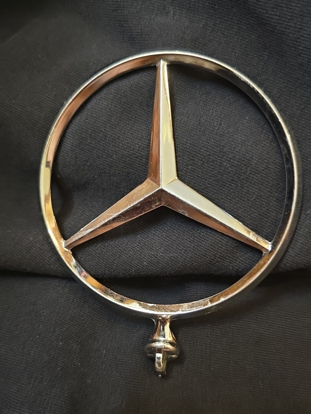 Vintage Mercedes-Benz Hood Ornament Emblem - Chrome Star